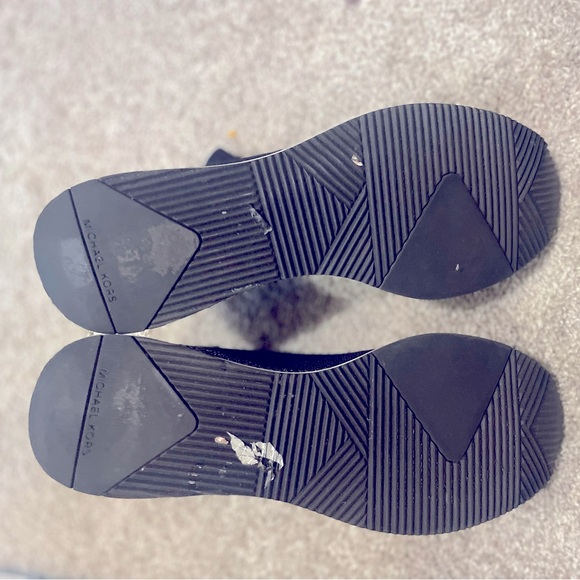 Michael Kors Skyler Metallic Stretch Knit Sock Boot - Picture 4 of 4